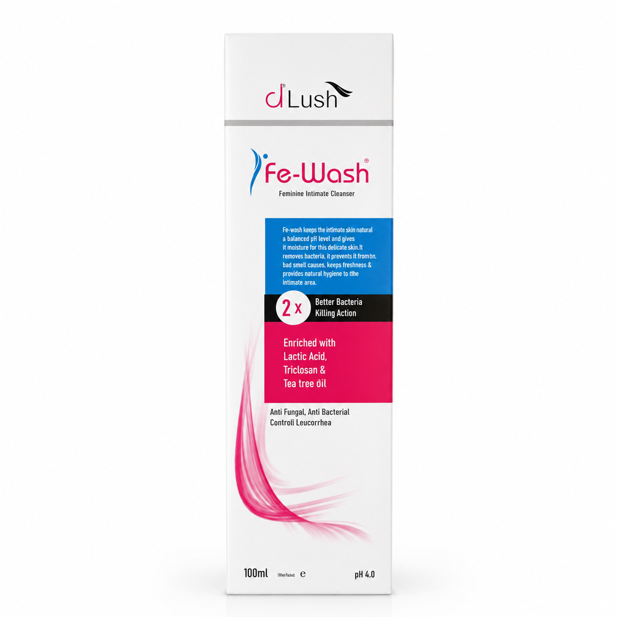 dLush Fe-Wash Feminine Intimate Cleanser – 100ml