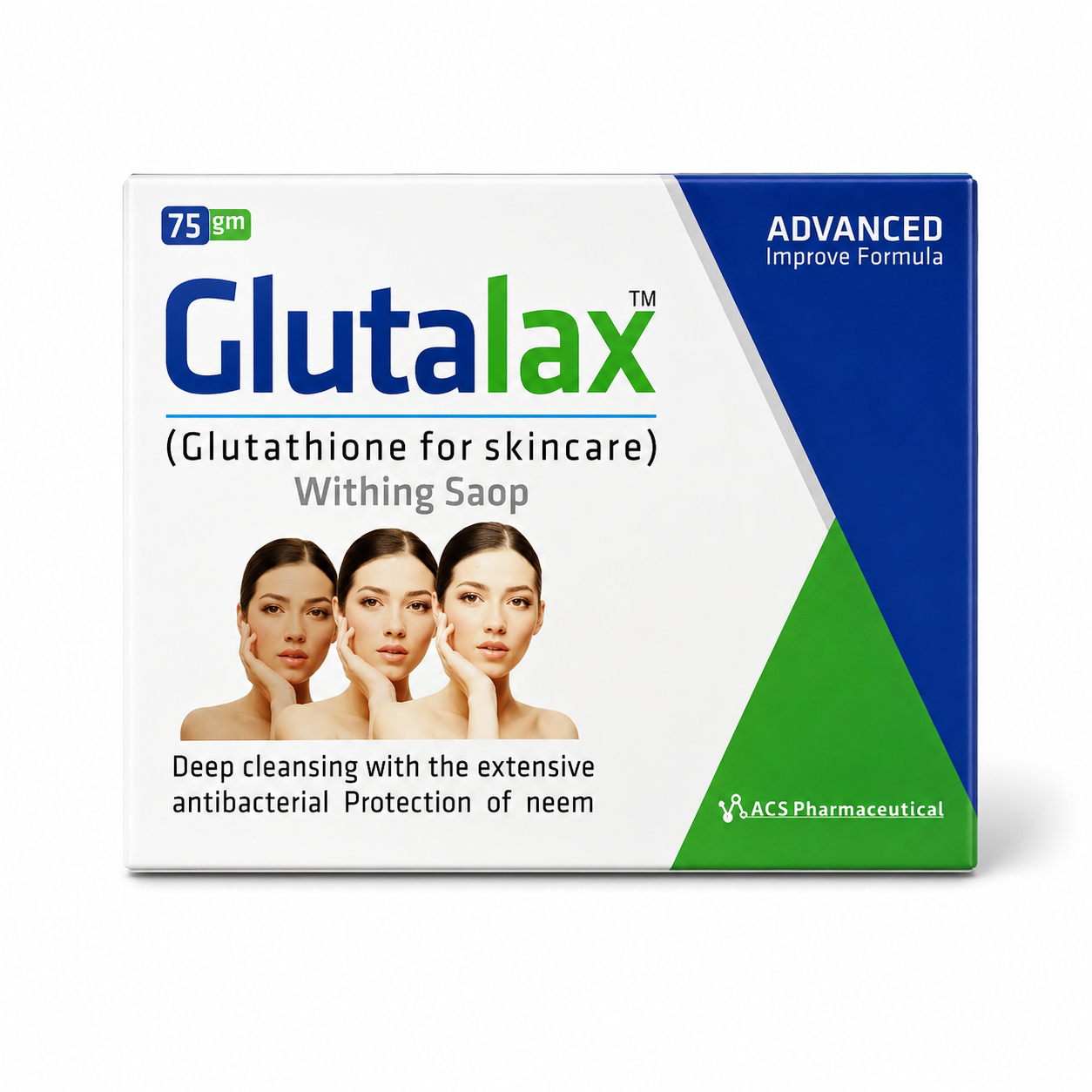 Glutalax Glutathione Whitening & Cleansing Soap – 75g